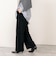 【WEB限定】ウォッシャブルパイルストレートイージーパンツ