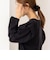 【WEB限定】《手洗い可能》タックドレープスリーブニット