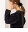 【WEB限定】《手洗い可能》タックドレープスリーブニット