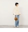 【IRONING/アイロニング】long cable cape