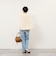 【IRONING/アイロニング】long cable cape
