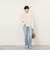 【IRONING/アイロニング】long cable cape