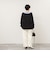 【IRONING/アイロニング】long cable cape