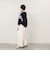 【IRONING/アイロニング】long cable cape