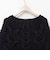 【IRONING/アイロニング】long cable cape