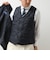 【TAION/タイオン】W-BRESTED SNAP BUTTON DOWN GILET 26AW