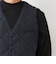 【TAION/タイオン】SINGLE SNAP BUTTON DOWN GILET BRUSHED TWILL 26AW