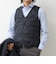 【TAION/タイオン】SINGLE SNAP BUTTON DOWN GILET 26AW