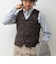 【TAION/タイオン】SINGLE SNAP BUTTON DOWN GILET 26AW