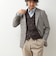 【TAION/タイオン】SINGLE SNAP BUTTON DOWN GILET 26AW