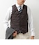 【TAION/タイオン】SINGLE SNAP BUTTON DOWN GILET 26AW