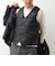 【TAION/タイオン】SINGLE SNAP BUTTON DOWN GILET 26AW