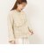 【WEB＆一部店舗限定アイテム】シャイニーツイードノーカラーJK