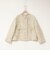 【WEB＆一部店舗限定アイテム】シャイニーツイードノーカラーJK