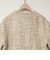 【WEB＆一部店舗限定アイテム】シャイニーツイードノーカラーJK