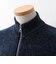 接結モールスタンドジップカーディガン 26AW