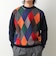 アンチピリング ウォッシャブル WJQアーガイル ダブルジャカードニット 26AW