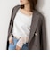 ウォッシャブルシアー×スムース2WAYドッキングカットソー
