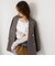 ウォッシャブルシアー×スムース2WAYドッキングカットソー