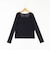 ウォッシャブルシアー×スムース2WAYドッキングカットソー