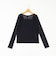 ウォッシャブルシアー×スムース2WAYドッキングカットソー