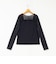 ウォッシャブルシアー×スムース2WAYドッキングカットソー