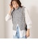 【TORRAZZO DONNA/トラッゾドンナ】Chunky Cable Knit Vest