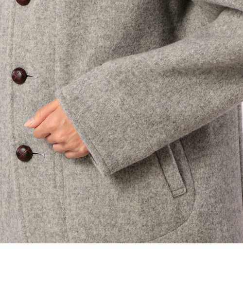 DANTON/ダントン】WOOL MOSSER 丸衿ブルゾン #JD-8243 WOM｜フレディ