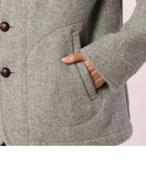 DANTON/ダントン】WOOL MOSSER 丸衿ブルゾン #JD-8243 WOM｜フレディ