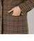 チェック柄シングルジャケット