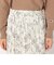 LINEフラワーワッシャープリーツスカート