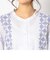 刺繍入りローンギャザーブラウス