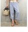 ［新色追加］ツイルクロップドパンツ