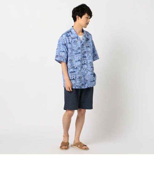 HELLY HANSEN × reyn spoonerプリントシャツ Mサイズ HELLY HANSEN × reyn spooner】ベイサイドレガッタプリント