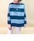【Traditional Weatherwear/トラディショナル ウェザーウェア】袖釦ボーダーカットソーTシャツ