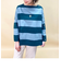 【Traditional Weatherwear/トラディショナル ウェザーウェア】袖釦ボーダーカットソーTシャツ
