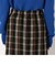 ロービングチェック柄タイトスカート