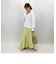 リネンパネルロングスカート
