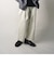 【unlume/アンルーム】NOAH PANTS ワイドテーパード タックパンツ