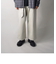 【unlume/アンルーム】NOAH PANTS ワイドテーパード タックパンツ