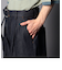 【unlume/アンルーム】NOAH PANTS ワイドテーパード タックパンツ