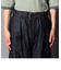 【unlume/アンルーム】NOAH PANTS ワイドテーパード タックパンツ