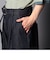 【unlume/アンルーム】NOAH PANTS ワイドテーパード タックパンツ