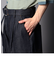 【unlume/アンルーム】NOAH PANTS ワイドテーパード タックパンツ