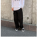 【unlume/アンルーム】NOAH PANTS ワイドテーパード タックパンツ