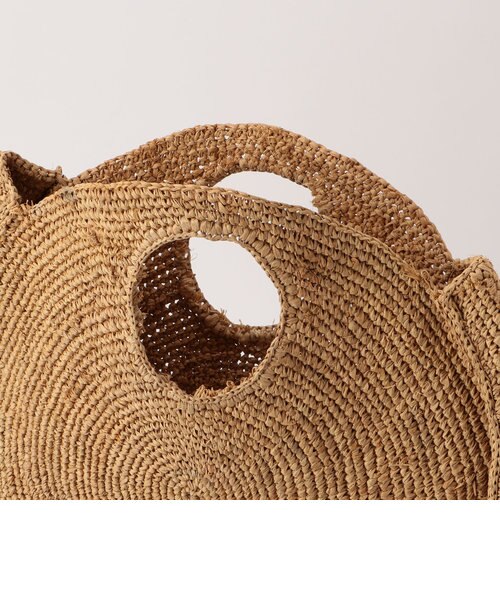Le voyage en panie/ルボヤージュエンパニエ】ラフィアサークルバッグ