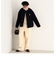 【WEB限定】【DANTON/ダントン】WOOL LIGHT PILE ノーカラーブルゾン #DT-A0013 WLP