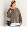 【WEB限定】【DANTON/ダントン】WOOL LIGHT PILE ノーカラーブルゾン #DT-A0013 WLP