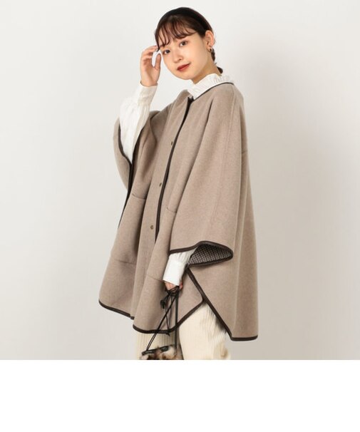Glam Lips MELTON パイピング ポンチョ