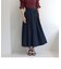 タフタギャザーフレアスカート